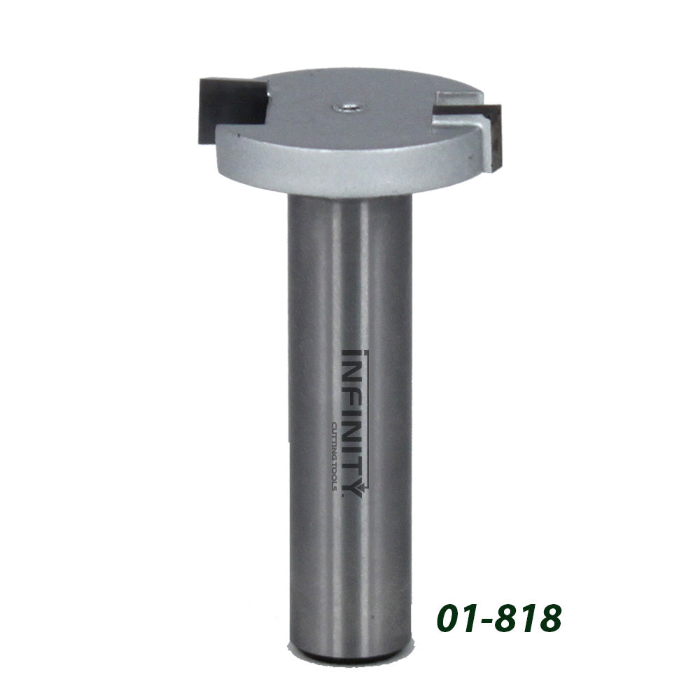 Carbide slot cutter router bit with steel shank for woodworking, model 01-818