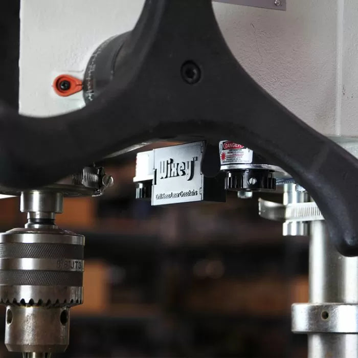 Drill press digital readout tool attachment for precise woodworking measurements