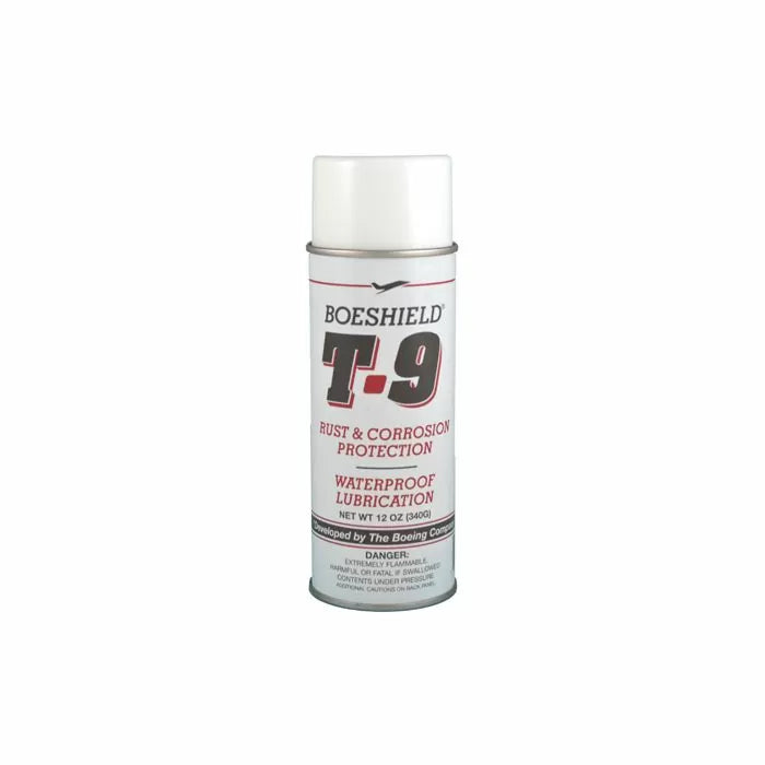 Boeshield T-9 spray can for rust and corrosion protection, waterproof lubrication