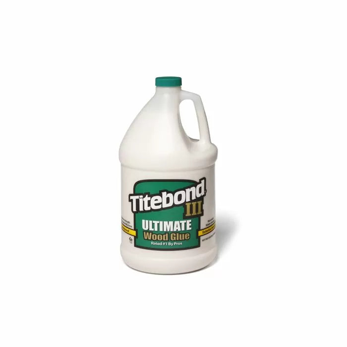 Titebond III Ultimate Wood Glue gallon jug for woodworking projects