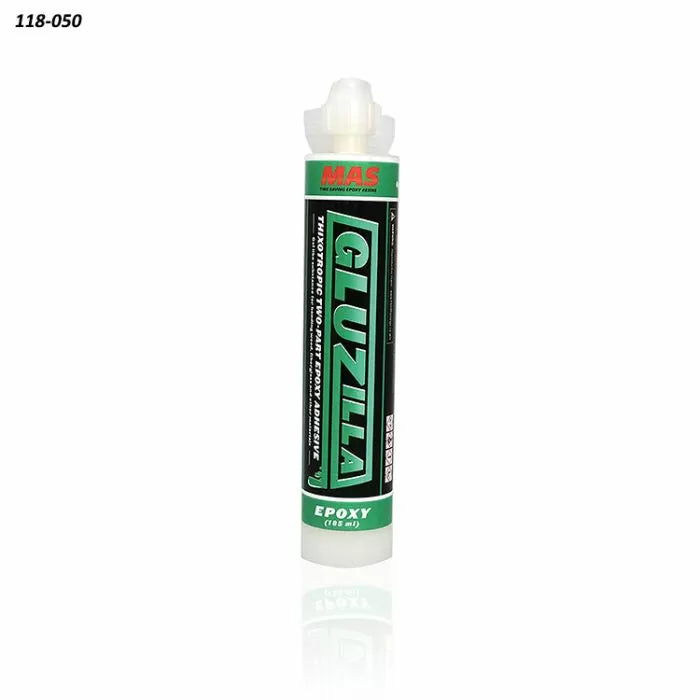 Gluzilla epoxy adhesive cartridge for woodworking, 185ml, on white background