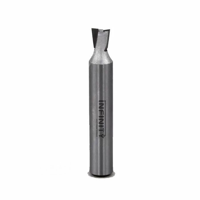 Carbide dovetail router bit for woodworking, steel body, sharp cutting edges