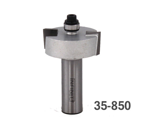 Slot cutting router bit with bearing for woodworking, part number 35-850