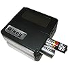 Digital angle gauge tool with display and batteries for precise woodworking measurements