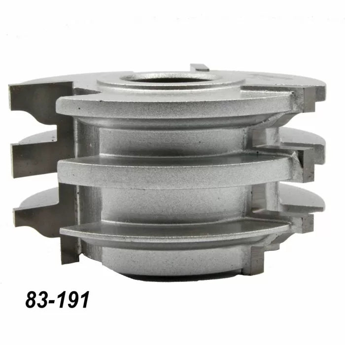 Stacked dado blade cutter head for woodworking, model 83-191, on white background