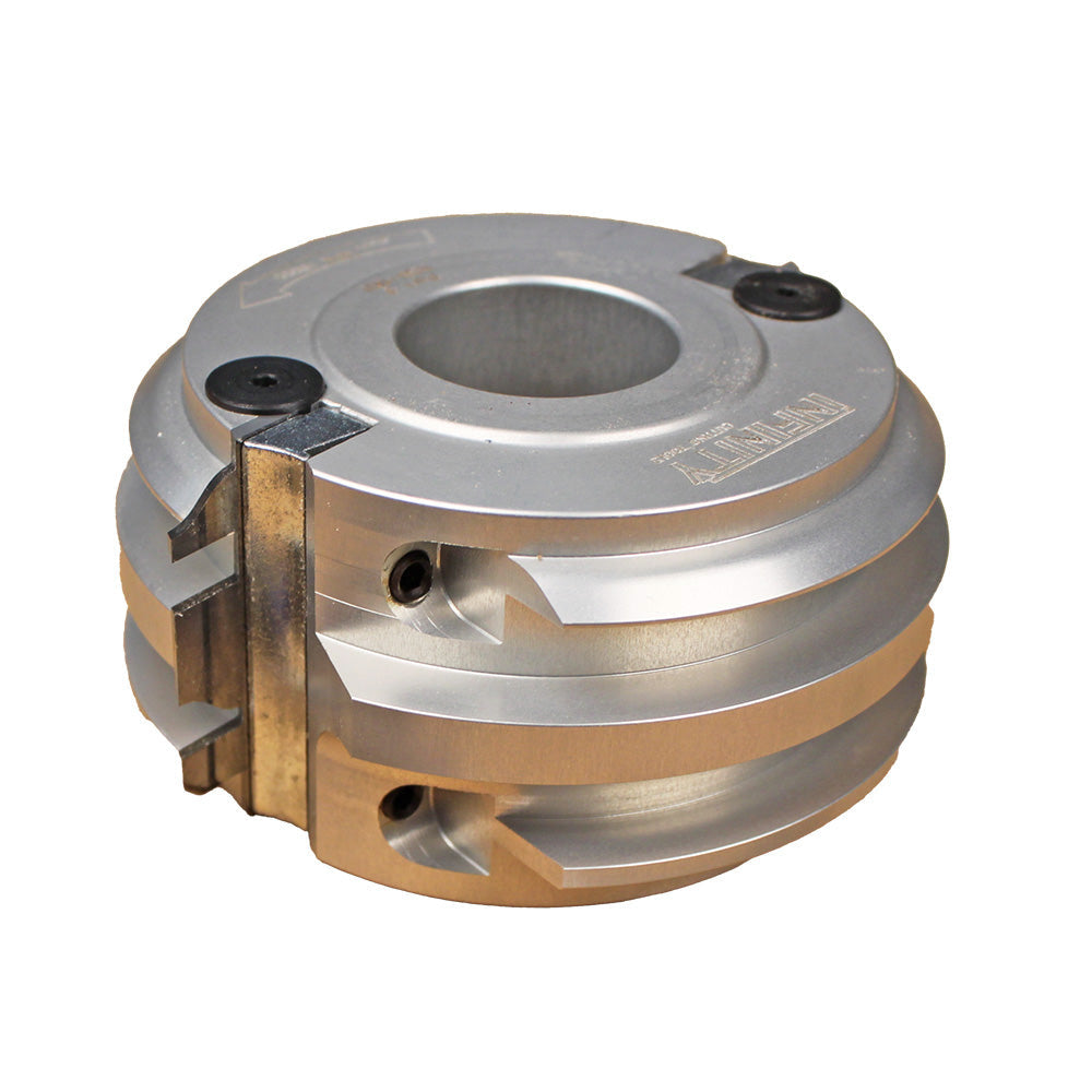 aluminum woodworking shaper cutter head with carbide inserts for precision cutting