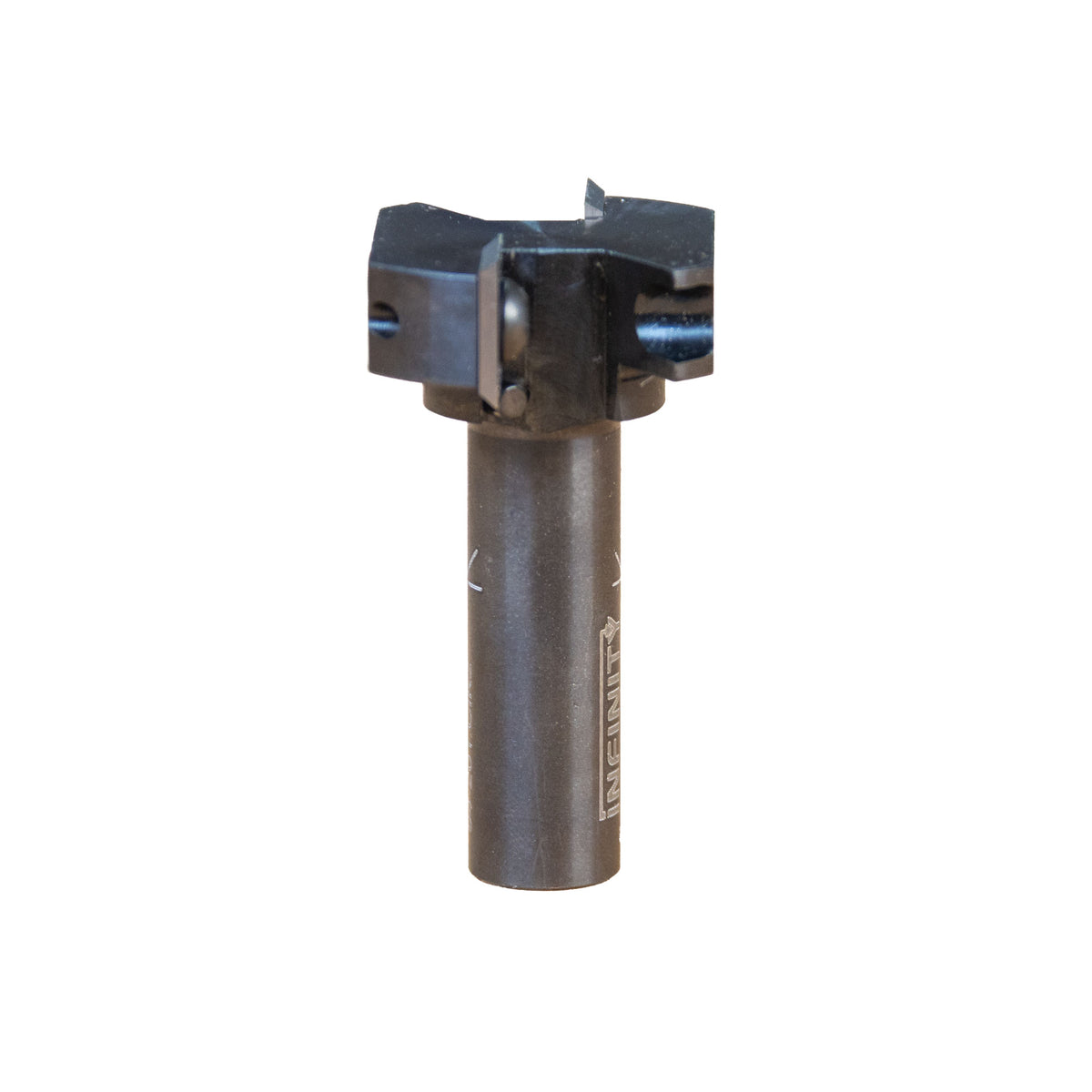Infinity Tools Insert-Pro Mini Spoilboard Surfacing and Rabbeting Router Bit, 1-1/2" D and 15/32" CH, 1/2" Shank