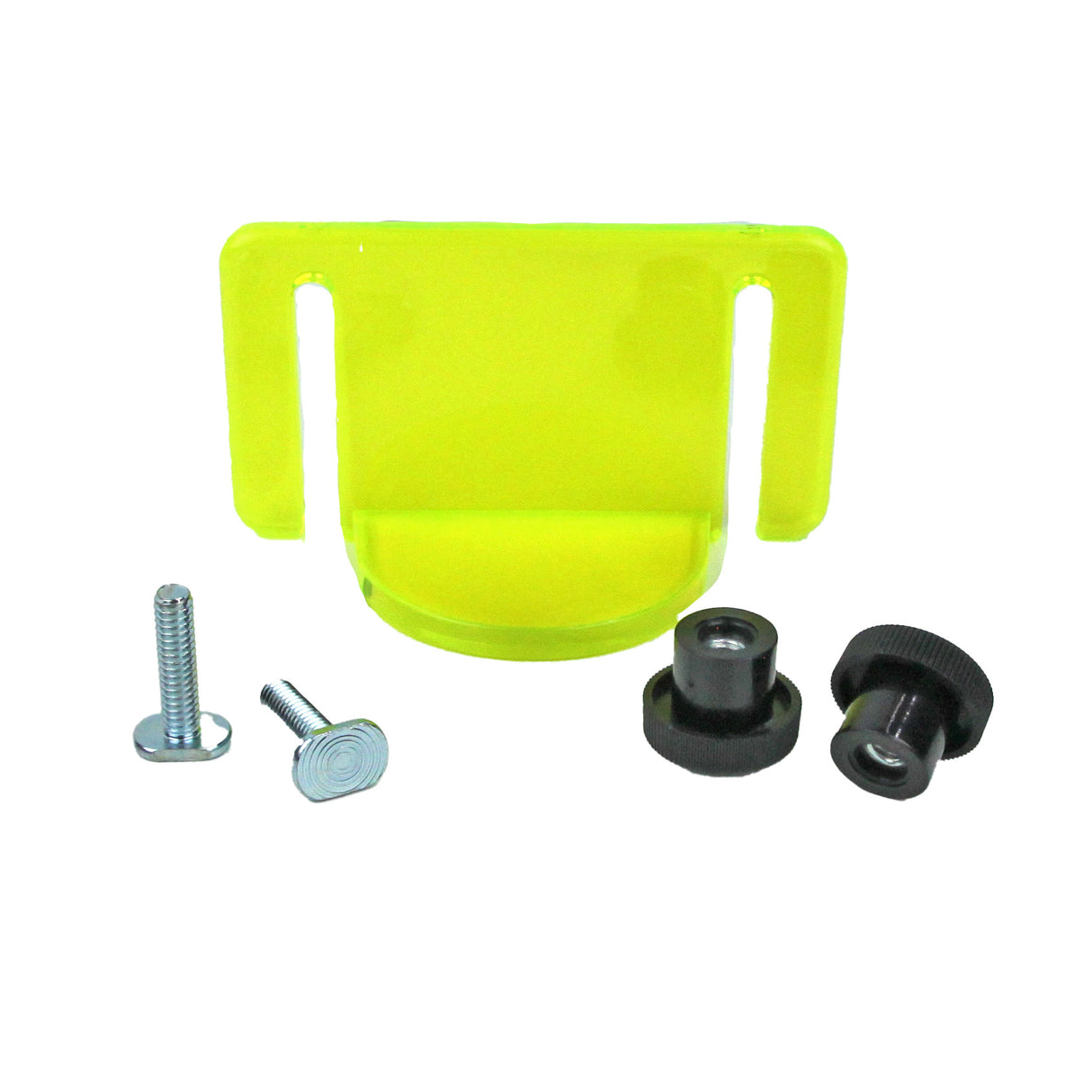 Router table safety shield with mounting hardware for woodworking
