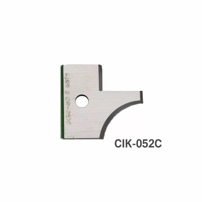 Curved steel woodworking cutter head knife blade with CIK-052C part number