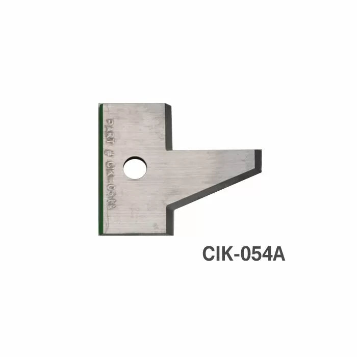 Replacement carbide insert knife CIK-054A for woodworking tools, isolated on white background