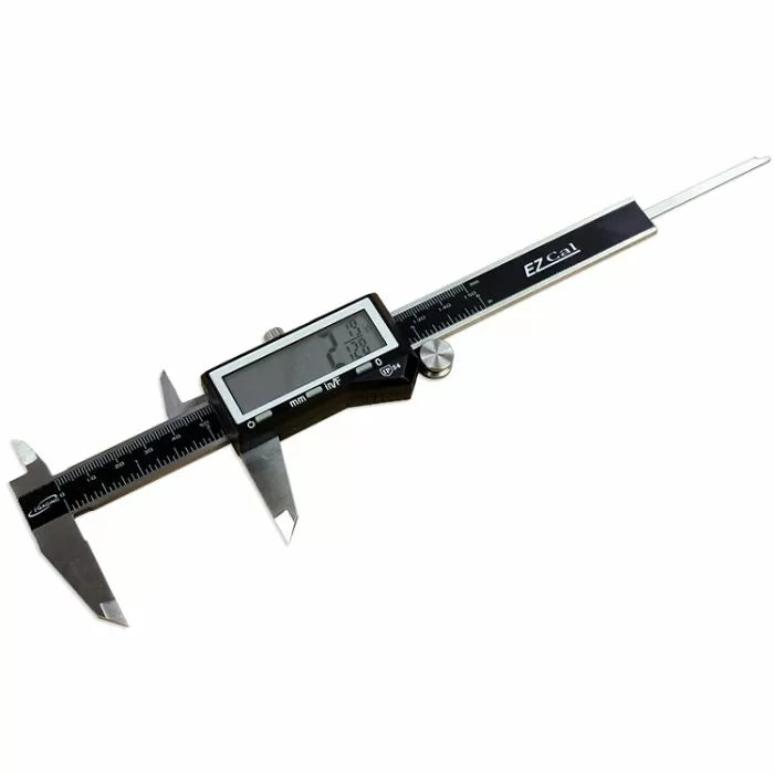 Digital caliper with LCD screen for precise woodworking and measuring tasks