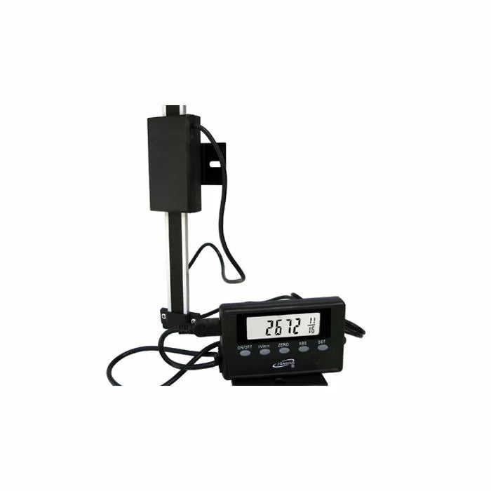 Digital height gauge with LCD display for precise woodworking measurements