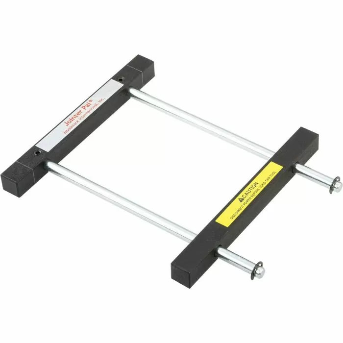 Jointer Pal jointer knife setting jig with metal bars and black ends for woodworking tools