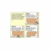 Woodworking diagram showing step-by-step instructions for milling picture frame moldings with router bits and saw table.
