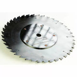 Carbide-tipped circular saw blade with laser thin kerf for woodworking precision cuts.