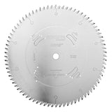 Infinity Tools 10-inch 80-tooth ultra-smooth crosscut table saw blade on a white background