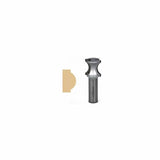 Round nose router bit for woodworking with profile example, carbide cutting tool