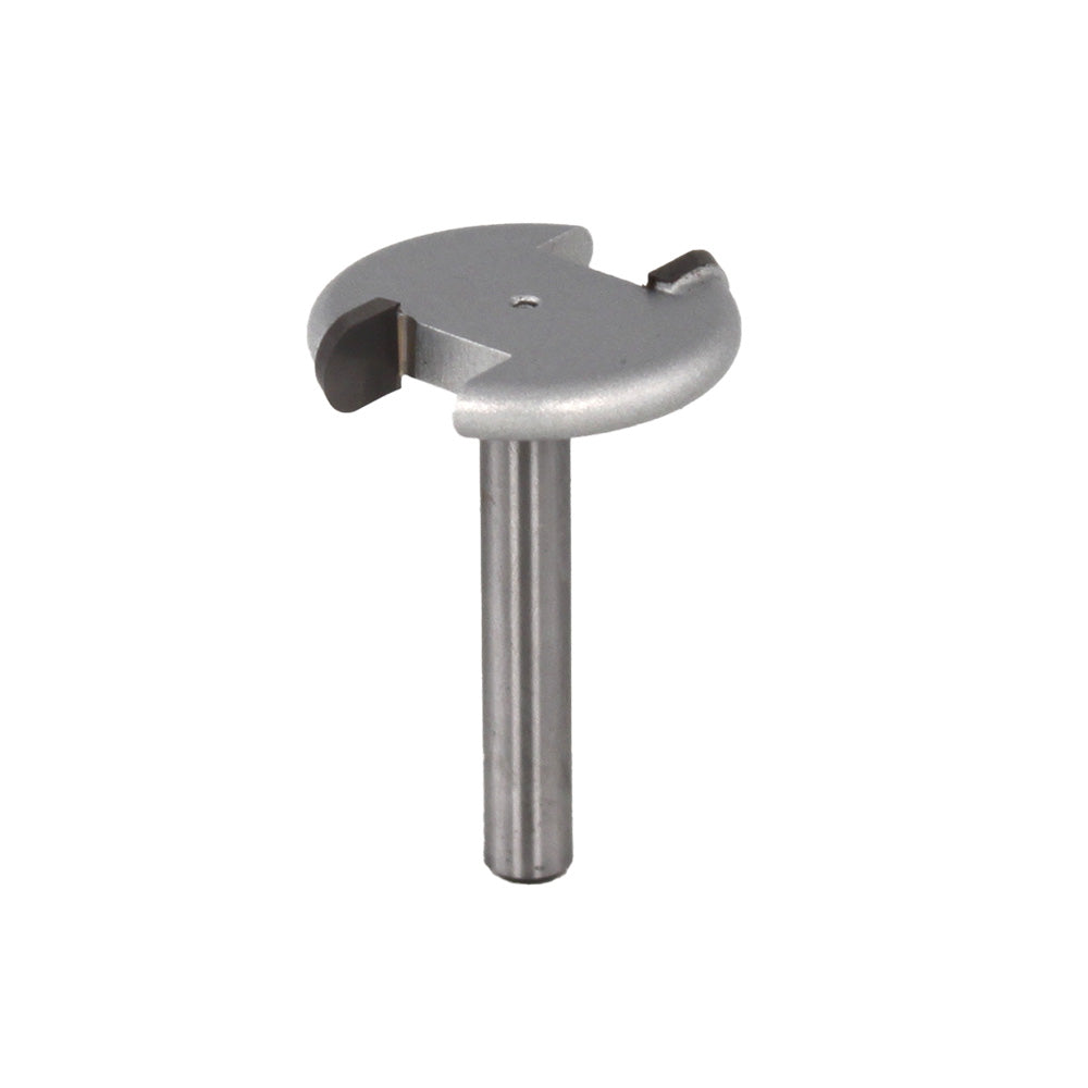 Carbide slot cutter router bit with steel shank for woodworking