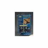 Complete flat lying trammel set woodworking tool kit in retail packaging