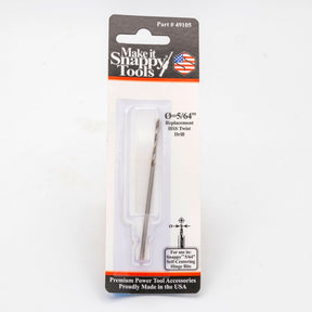 5/64 inch replacement HSS twist drill bit in retail packaging for woodworking tools