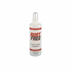 Rust Free rust and stain remover spray bottle for woodworking tools, 8 oz biodegradable formula