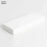 8000 grit sharpening stone rectangular white block for woodworking blade honing