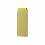 Diamond whetstone sharpening stone with yellow perforated surface for woodworking tools