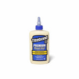 Titebond II Premium wood glue bottle, water-resistant adhesive for woodworking projects