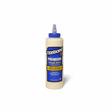 Bottle of Titebond II premium wood glue for woodworking, water-resistant adhesive