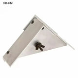 Metal woodworking miter gauge jig with wing nut, for router tables and precision cuts