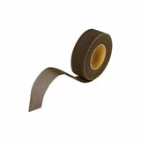 Abrasive mesh sanding roll for woodworking, partially unrolled on white background