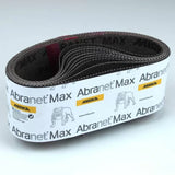 Mirka Abranet Max sanding belt rolled up, abrasive mesh for woodworking and surface finishing