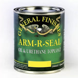 General Finishes Arm-R-Seal oil and urethane topcoat can for woodworking finish