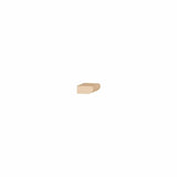 Wood board with roundover edge for woodworking, router bit profile sample