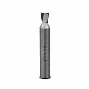 Carbide dovetail router bit for woodworking, steel body, sharp cutting edges