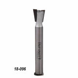 Dovetail router bit with sharp carbide tip for precise woodworking, product number 18-096