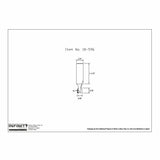 Technical drawing of woodworking router bit with labeled dimensions, item 18-596