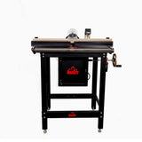Precision woodworking router table with digital gauge and dust collection system