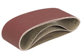 Belt sandpaper on a white background