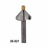 Chamfer router bit with bearing, straight shank, 36-921 model for woodworking