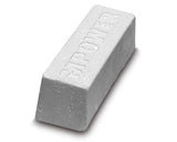 White honing strop compound block for sharpening woodworking tools