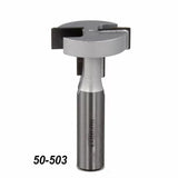 Steel woodworking slot cutter router bit with straight shank, number 50-503