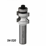 Groove router bit with bearing, steel body, product number 54-520, woodworking tool