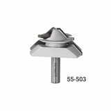 Carbide-tipped woodworking router bit with straight shank for precise joinery, model 55-503