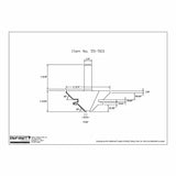 Technical drawing of woodworking router bit, item number 55-503, with detailed measurements.
