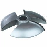 Carbide-tipped woodworking shaper cutter with four cutting wings for precision joinery