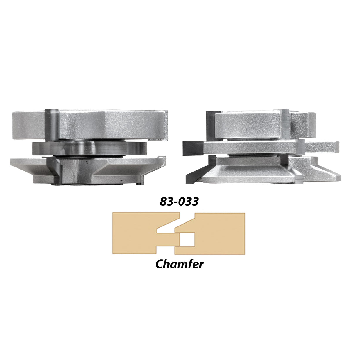 rail and stile chamfer shaper cutter