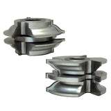 Juegos de cortadores para perfilar rieles y montantes para interiores y exteriores de Infinity Tools, orificio de 3/4"