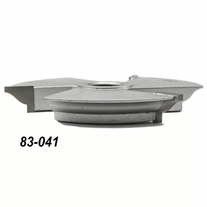 Carbide-tipped jointer shaper cutter head for woodworking, part number 83-041