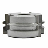 Profiled steel woodworking cutter head with sharp edges for joinery and milling